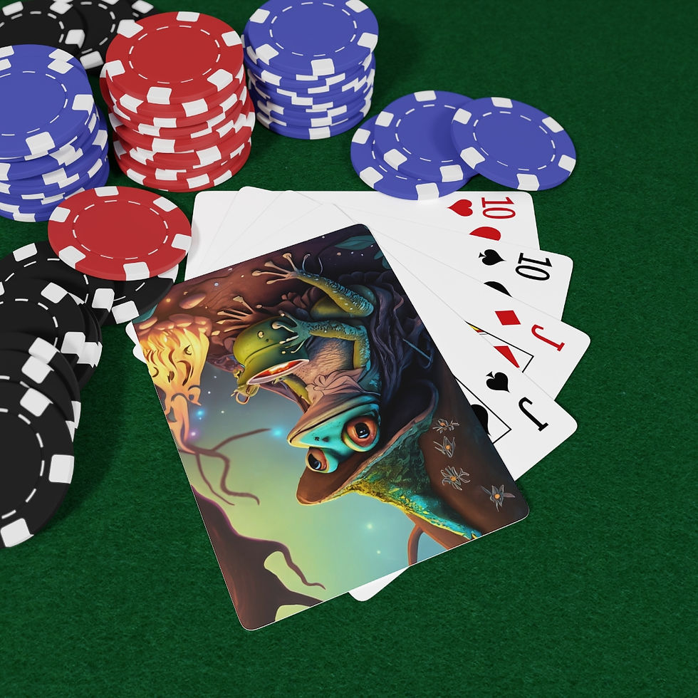 Thumbnail: Froggish Brew Custom Poker Cards