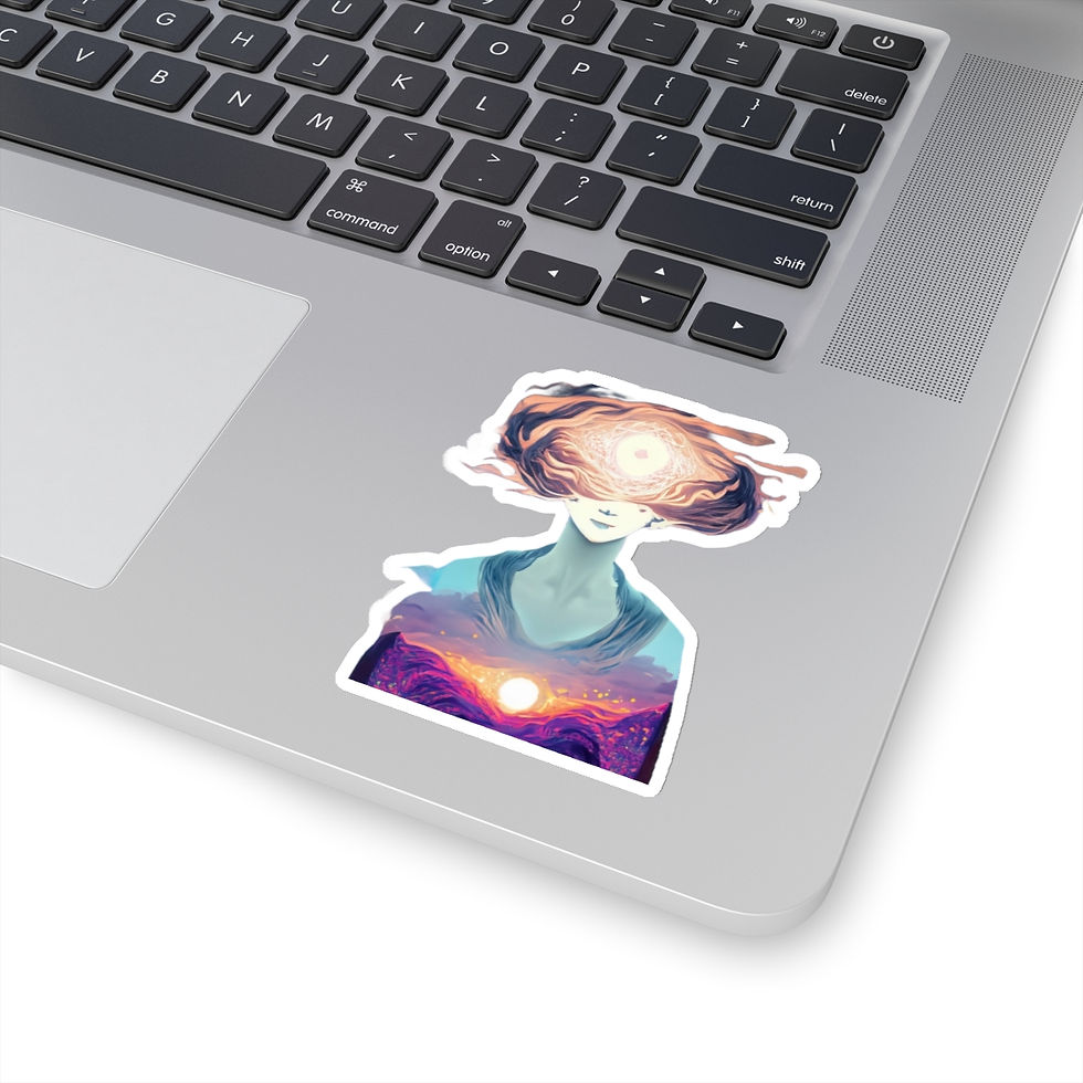 Thumbnail: Mind Unraveled Kiss-Cut Stickers