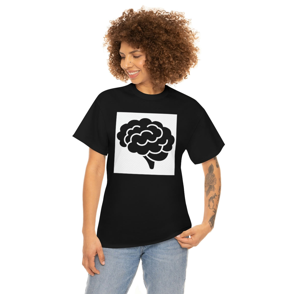 Brain Box Inverted Unisex Heavy Cotton Tee