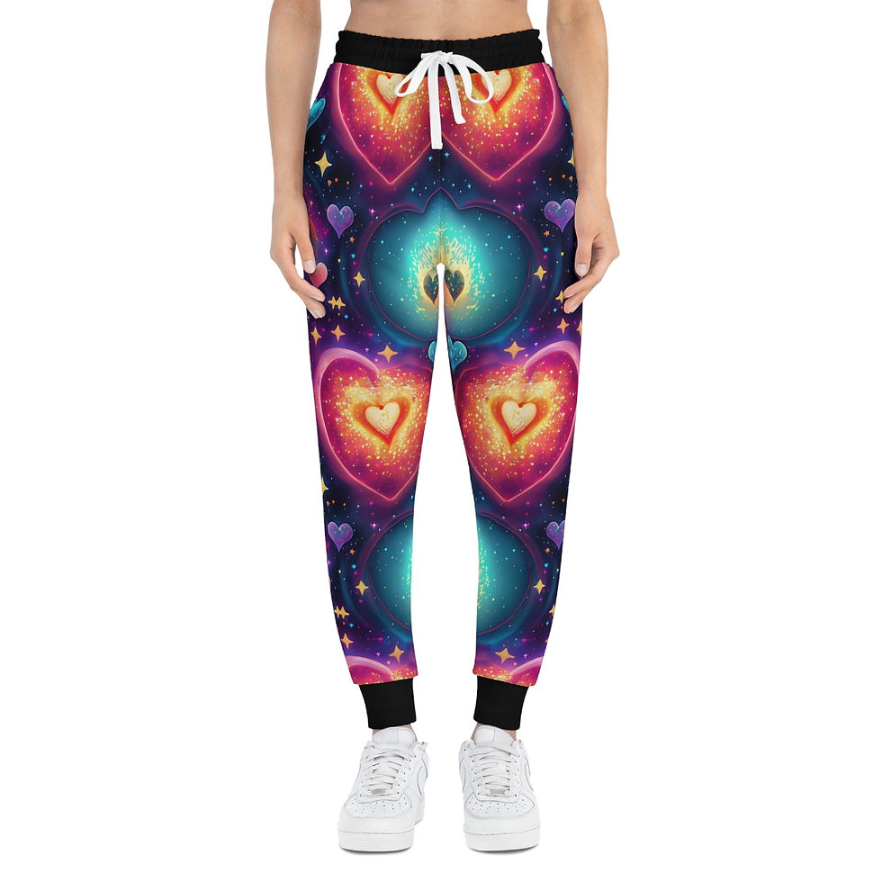 Thumbnail: Hearts Among the Stars Athletic Joggers (AOP)