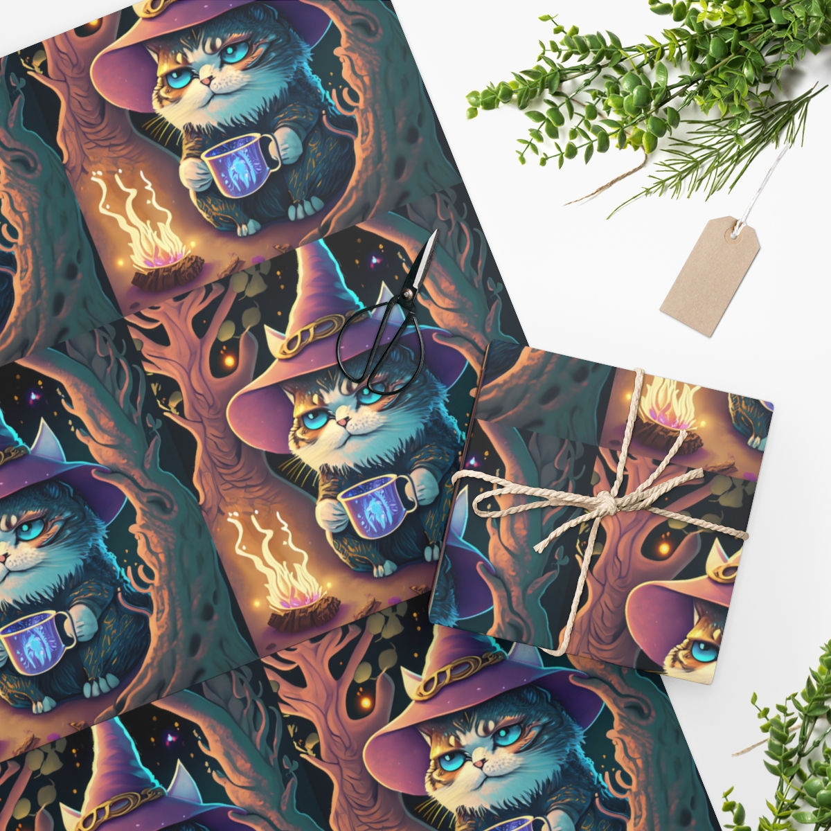 Meowgic Nights Wrapping Paper