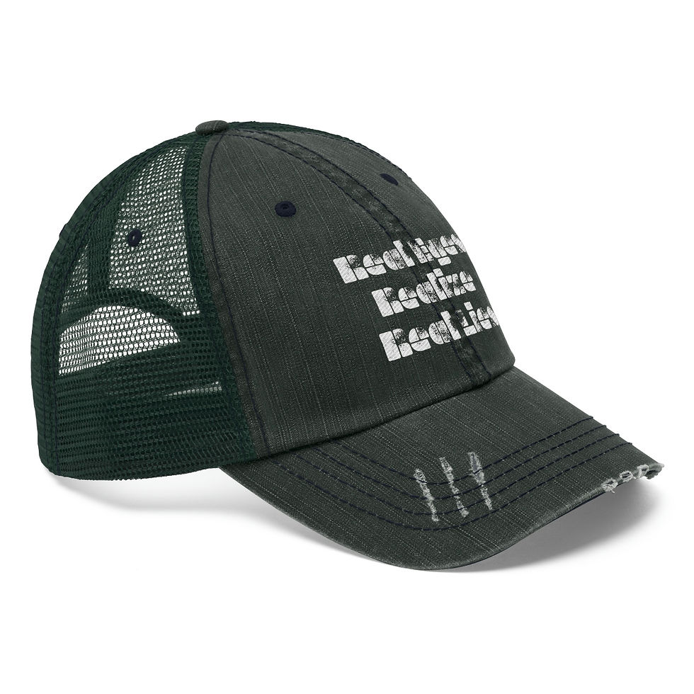 Thumbnail: Real Eyes, Realize, Real Lies Unisex Trucker Hat