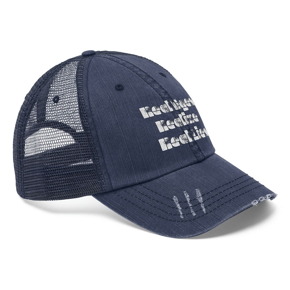 Thumbnail: Real Eyes, Realize, Real Lies Unisex Trucker Hat