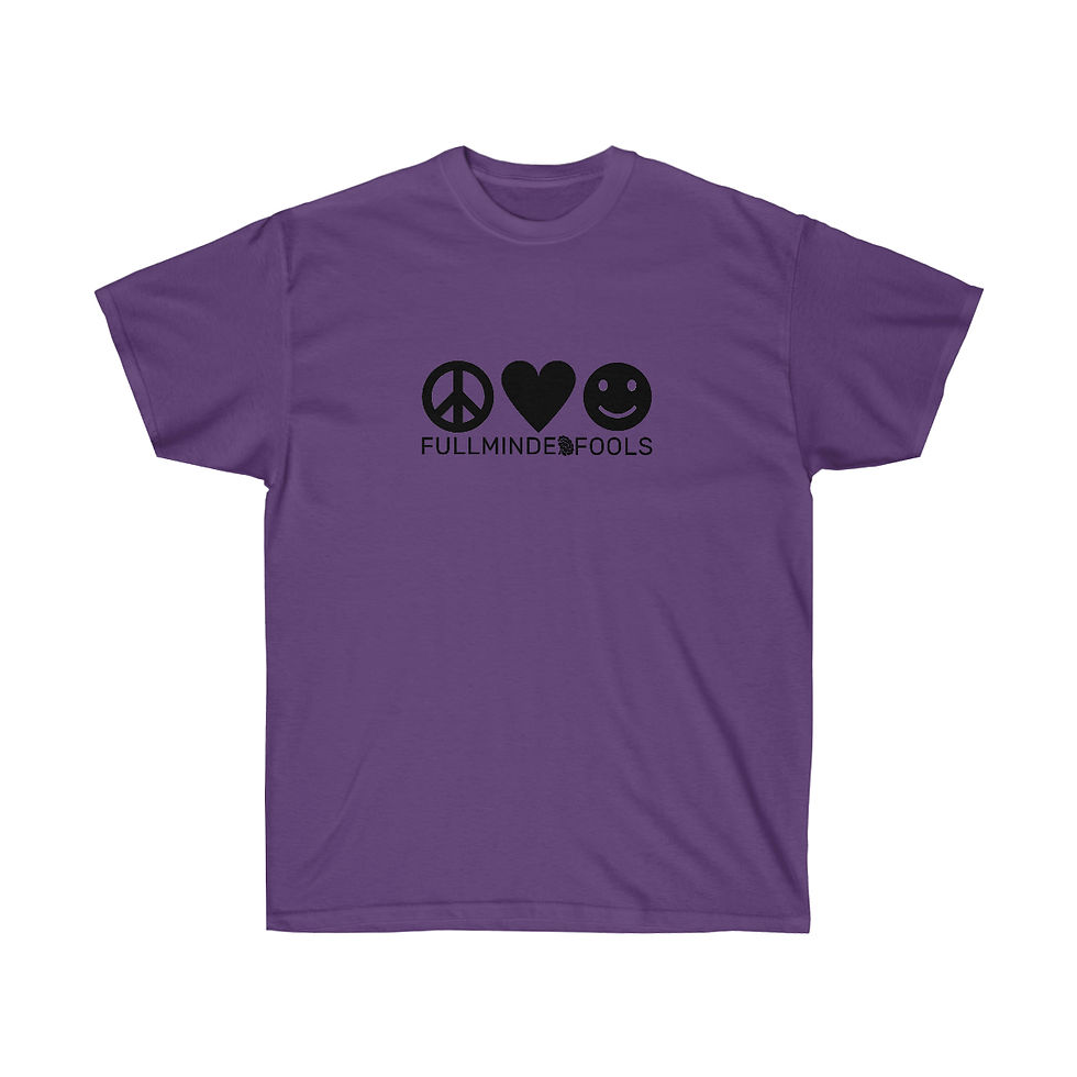 Thumbnail: "Peace, Love, and Happiness" Unisex Ultra Cotton Tee