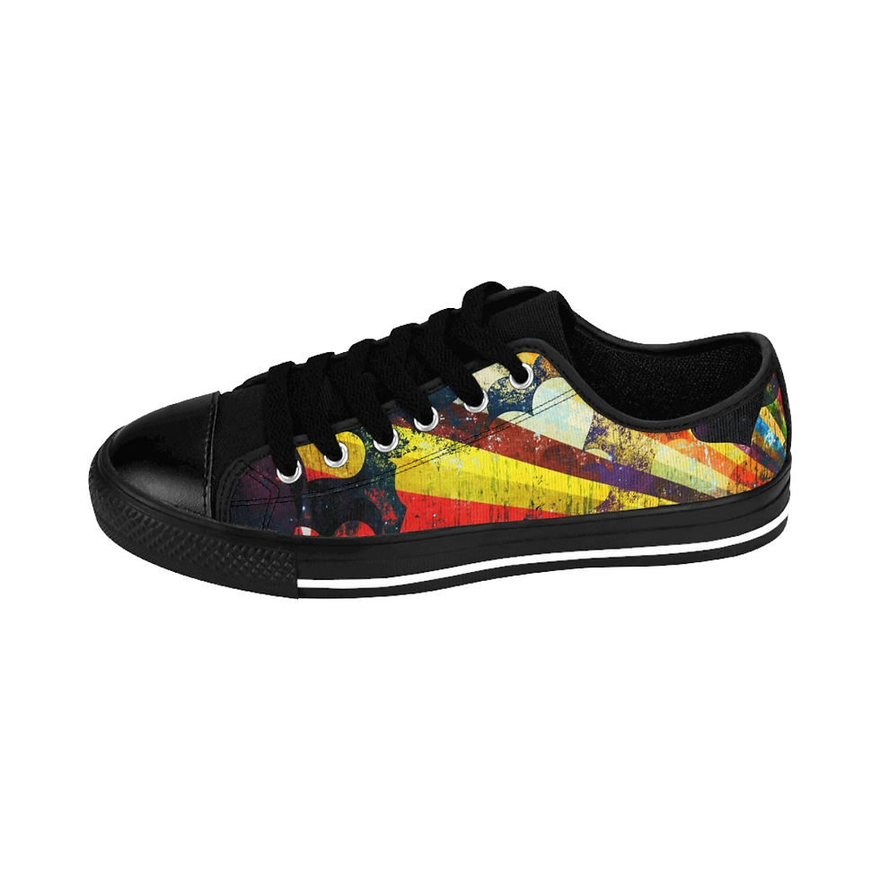 Thumbnail: "Universal Love" Fools Graphic Men's Sneakers