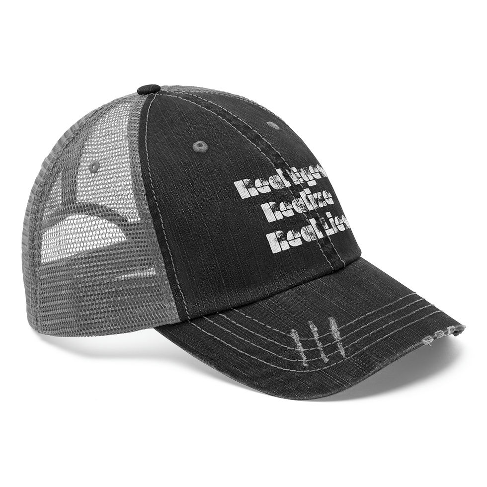 Thumbnail: Real Eyes, Realize, Real Lies Unisex Trucker Hat
