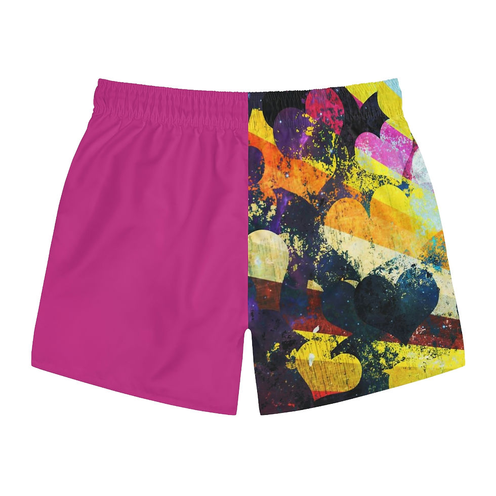 Thumbnail: "Universal Love" Fools Graphic Swim Trunks