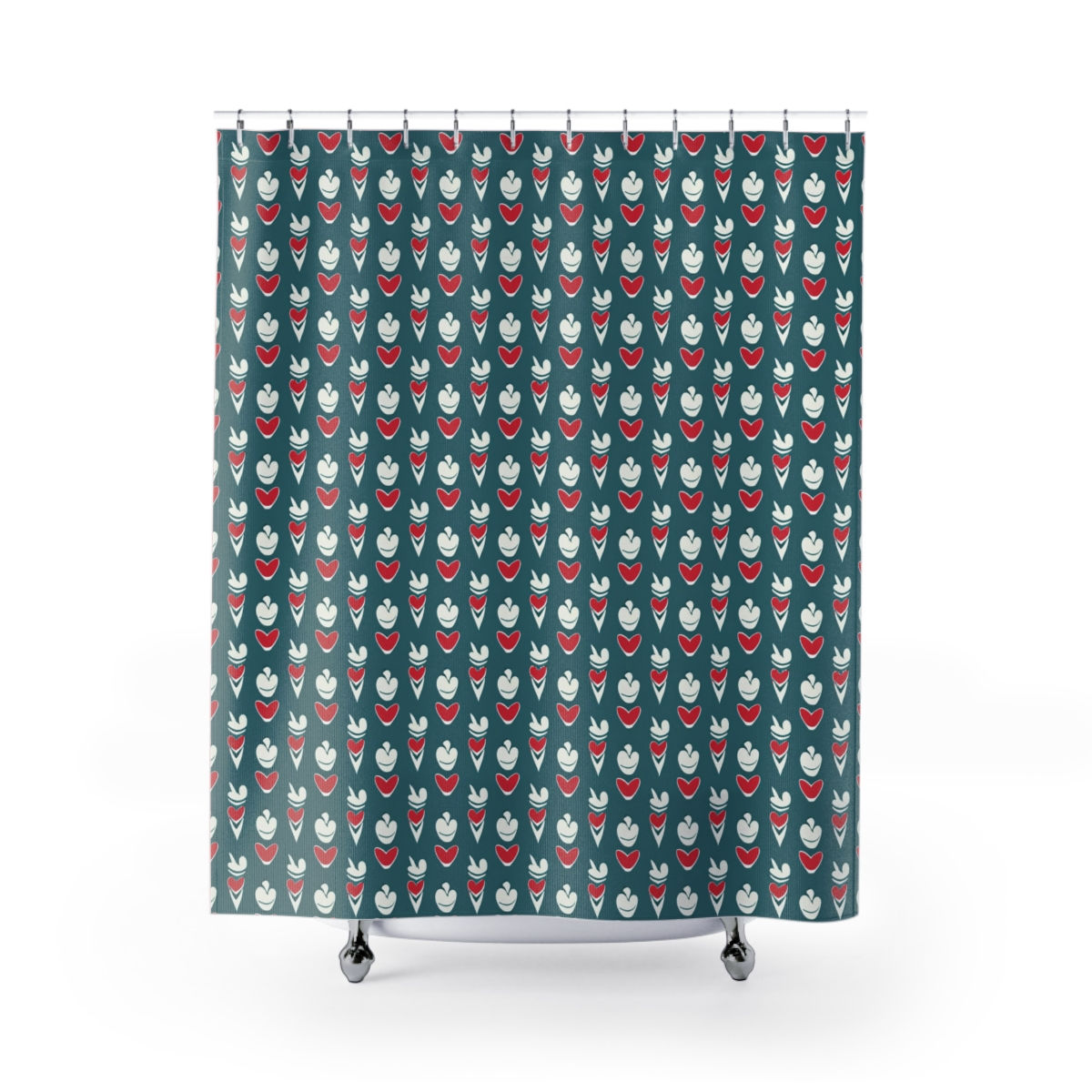 Heart of the Core Shower Curtains