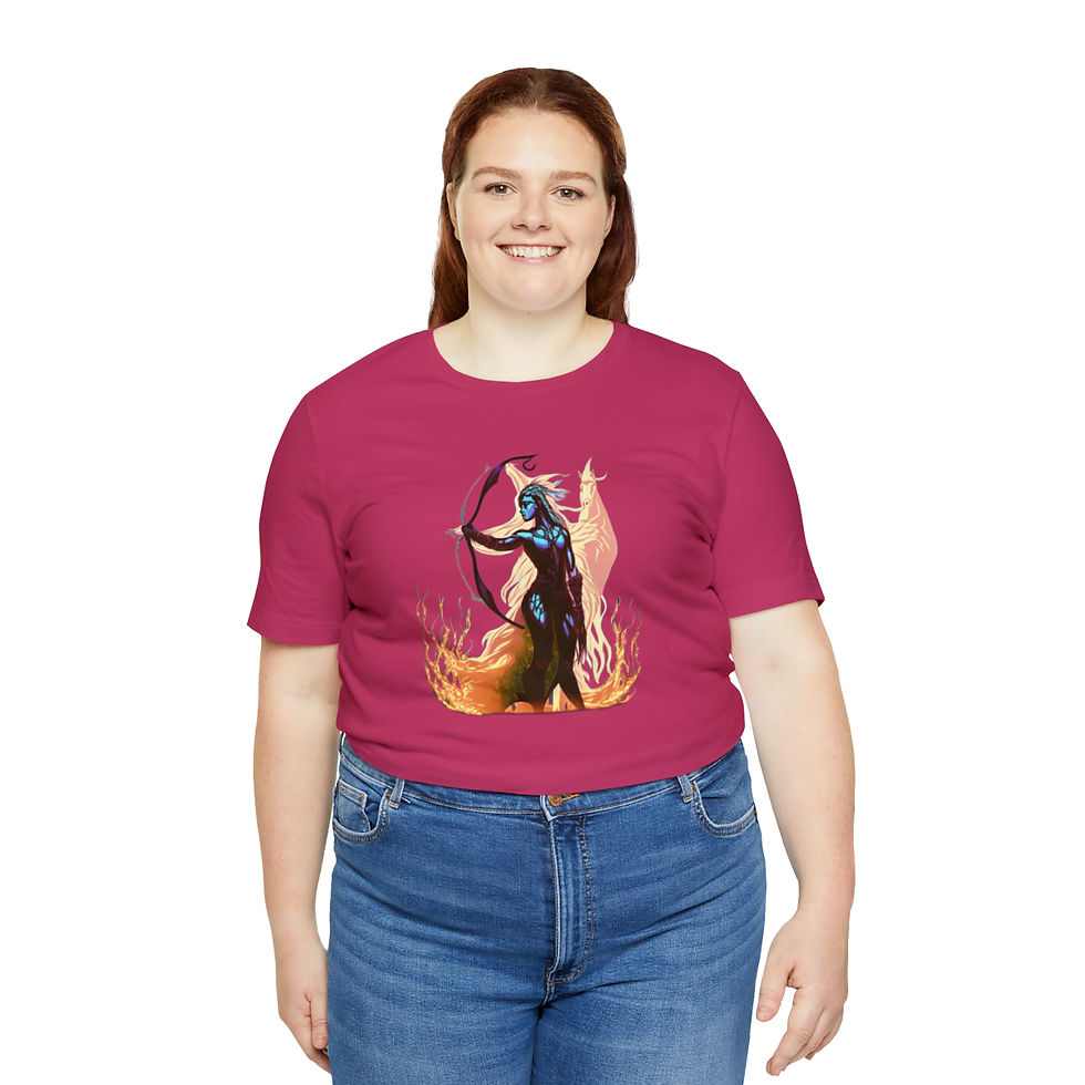 Thumbnail: Optimistic Archer II (Sagittarius) Unisex Jersey Short Sleeve Tee
