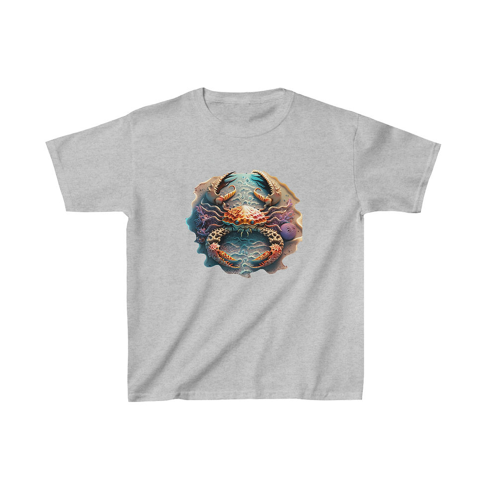 Thumbnail: Emotional Tides (Cancer) Kids Heavy Cotton™ Tee