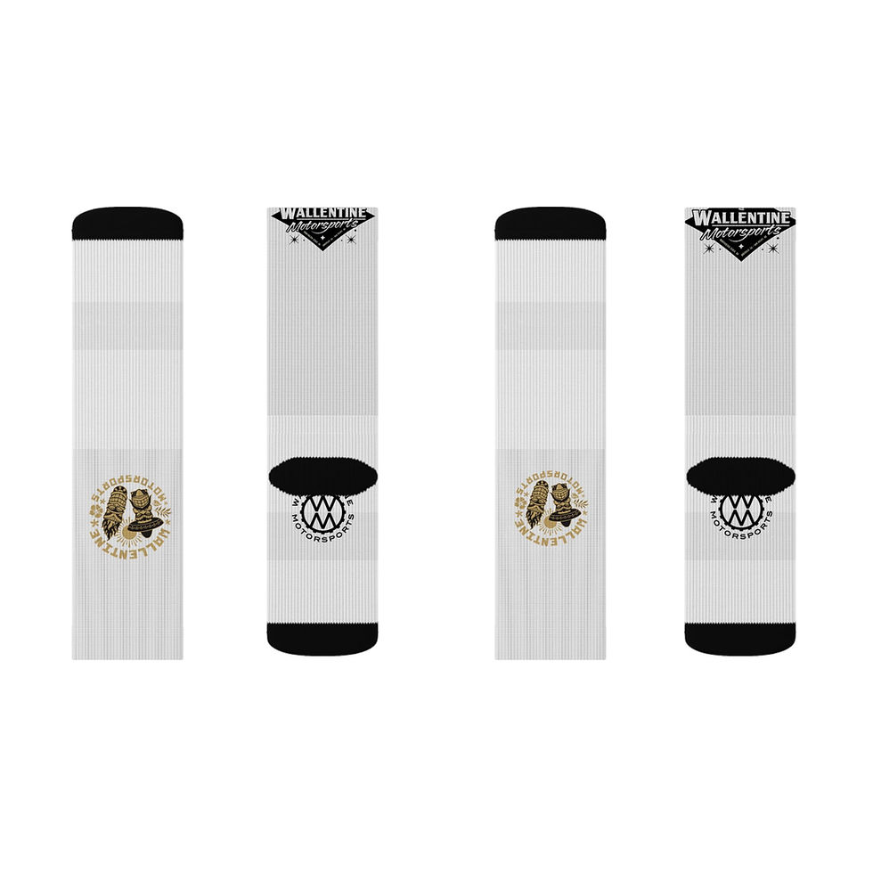 Thumbnail: Wallentin Brewing Logo Sublimation Socks — Craft Beer Fan Crew Socks
