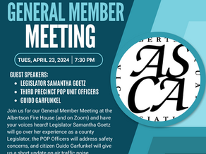 ASCA General Member Meeting 4/23/2024