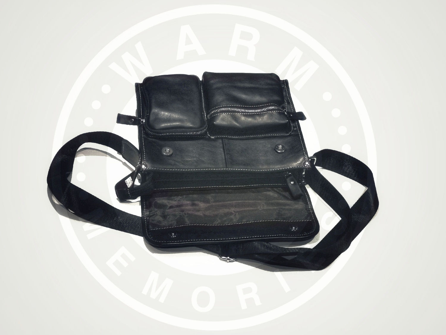 Men's HIGH CLASS Leather Messenger Shoulder Bag