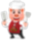 B's Sizzling Kitchen Mascot – Best Filipino restaurant in Toronto.