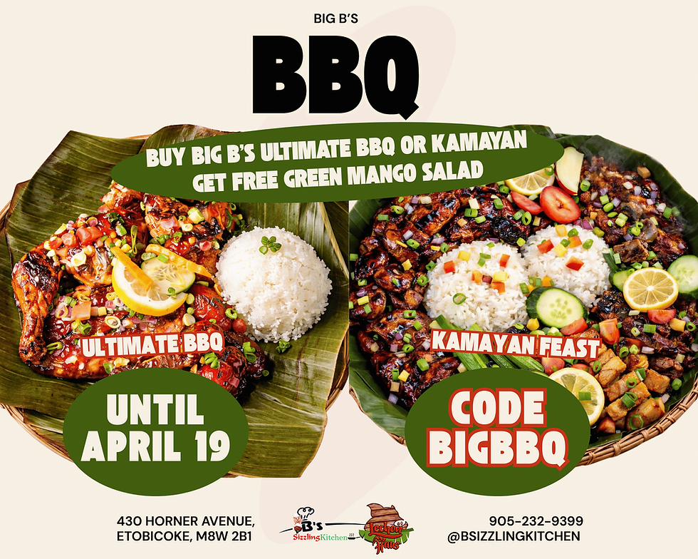 Big B's BBQ Promo