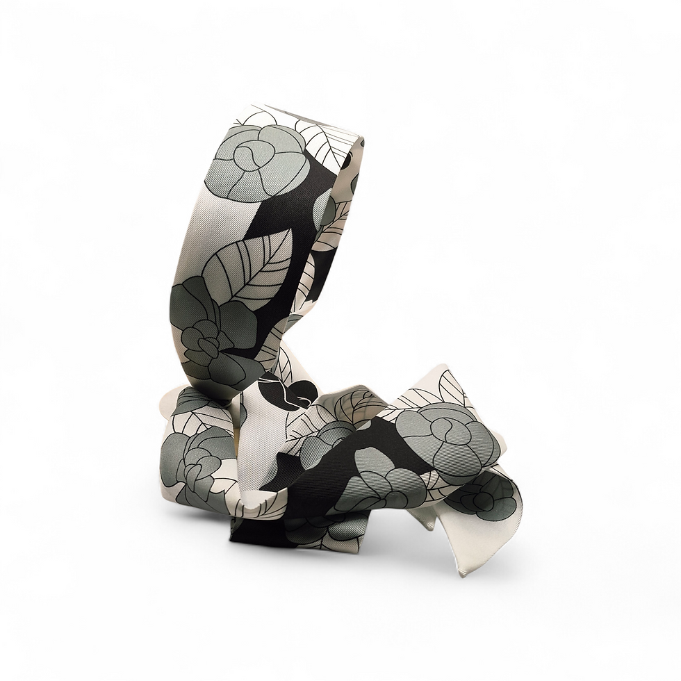 Miniature : bandeau cheveux antiglisse Adriana pivoine fait main Maison Fitzgerald