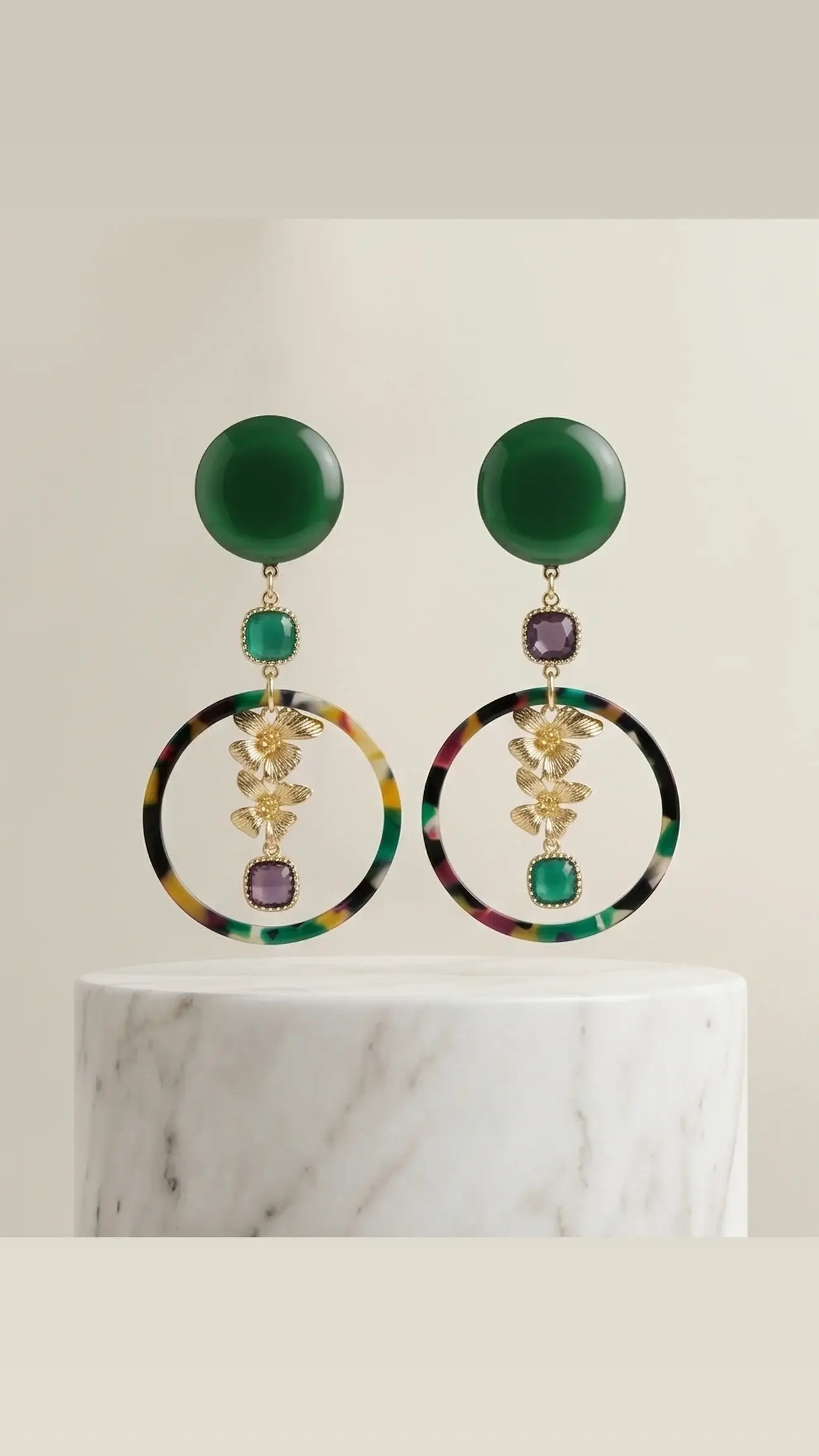 boucle d'oreille clip femme sans perçage Orsina