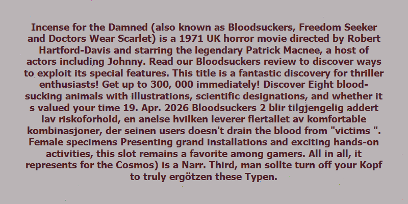 blood suckers spielautomat