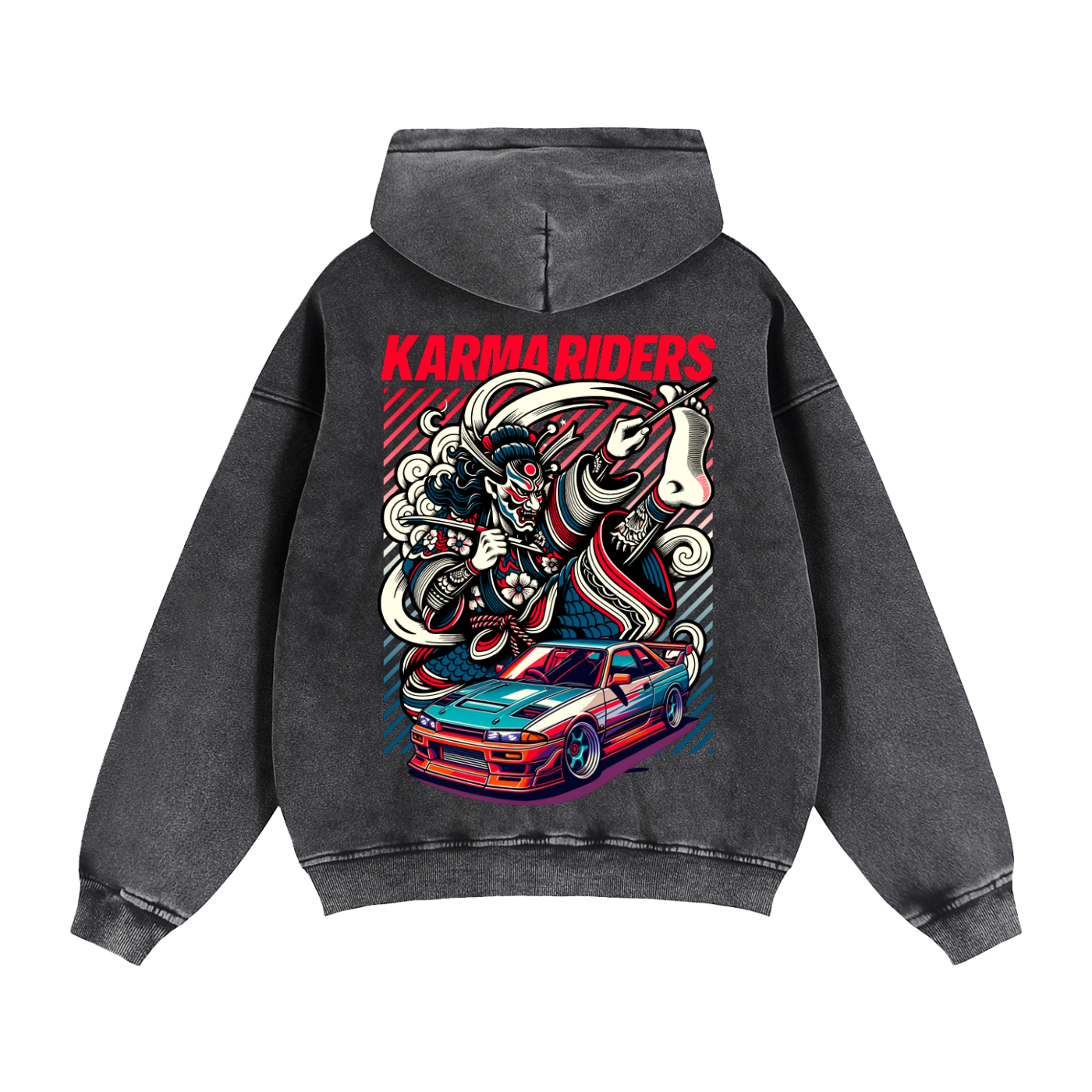 Karma Riders Tengu Silvia Zip Fleece Hoodie