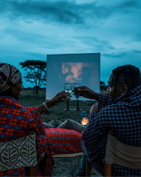 Indulge in a Movie Night Under the African Stars, Set in the Heart of the Serengeti!