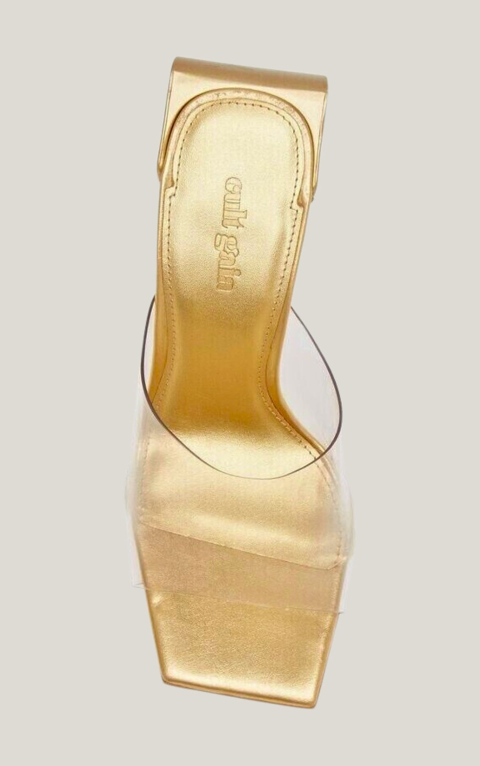 Thumbnail: ALB Cult Gaia Revolve Peya Gold Sculpture Sandals