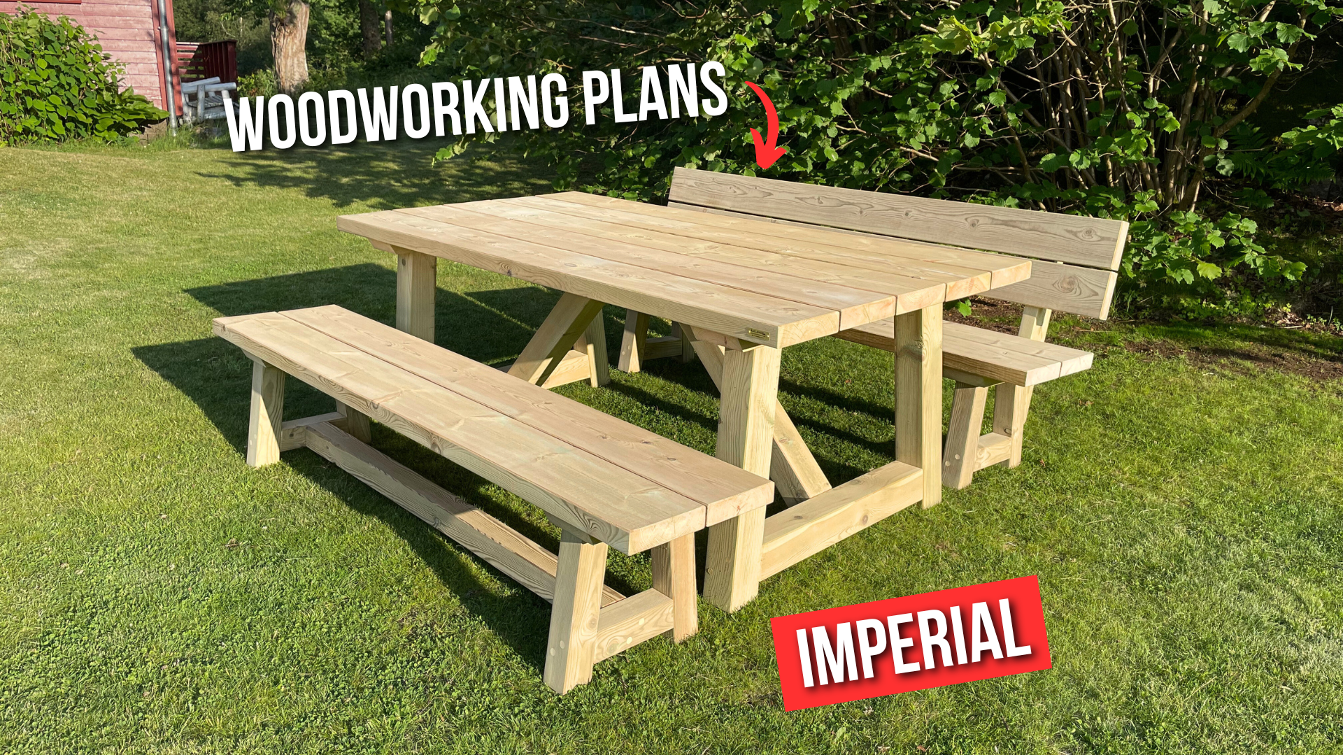 BUNDLE - Outdoor Furniture Set - Woodworking Plans - IMPERIAL