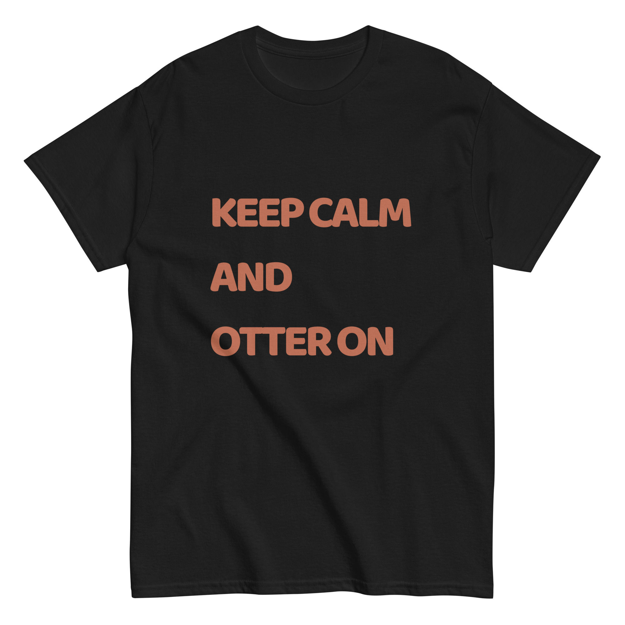 Text written t shirt | Black cotton t shirt ( DTG )