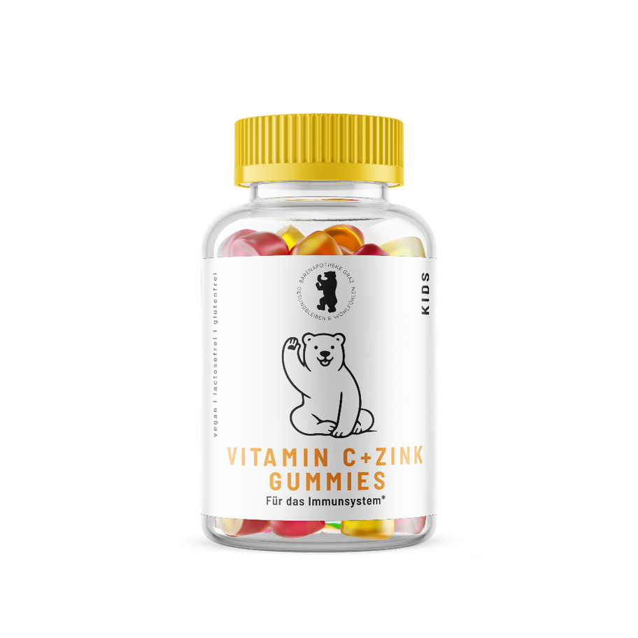 Vitamin C Zink Gummies zum Erhalt des gesunden Immunsystems.