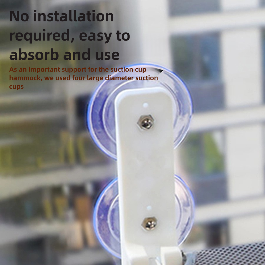 Thumbnail: Suction cups for assembly-free folding cat hammock