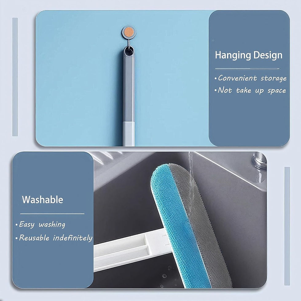 Washable and hanging design for pet hair removal tool