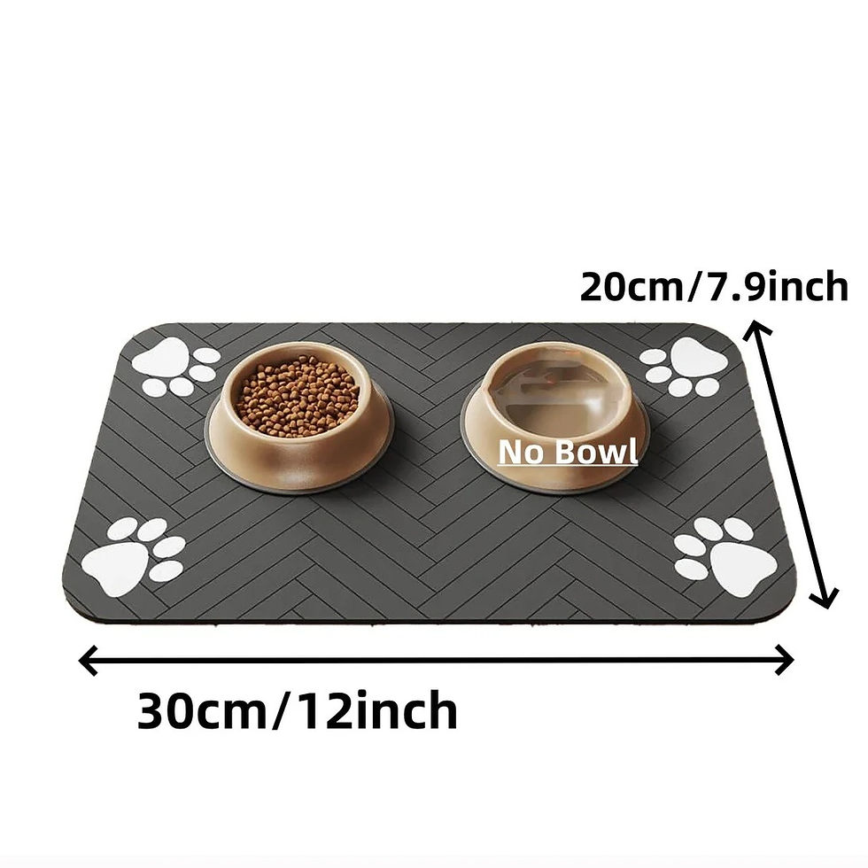 Thumbnail: Absorbent pet feeding mat with dimensions 30x20cm.