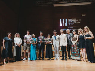 Yuanfan wins 1st Prize at the Ricard Viñes International Piano Competition 2025