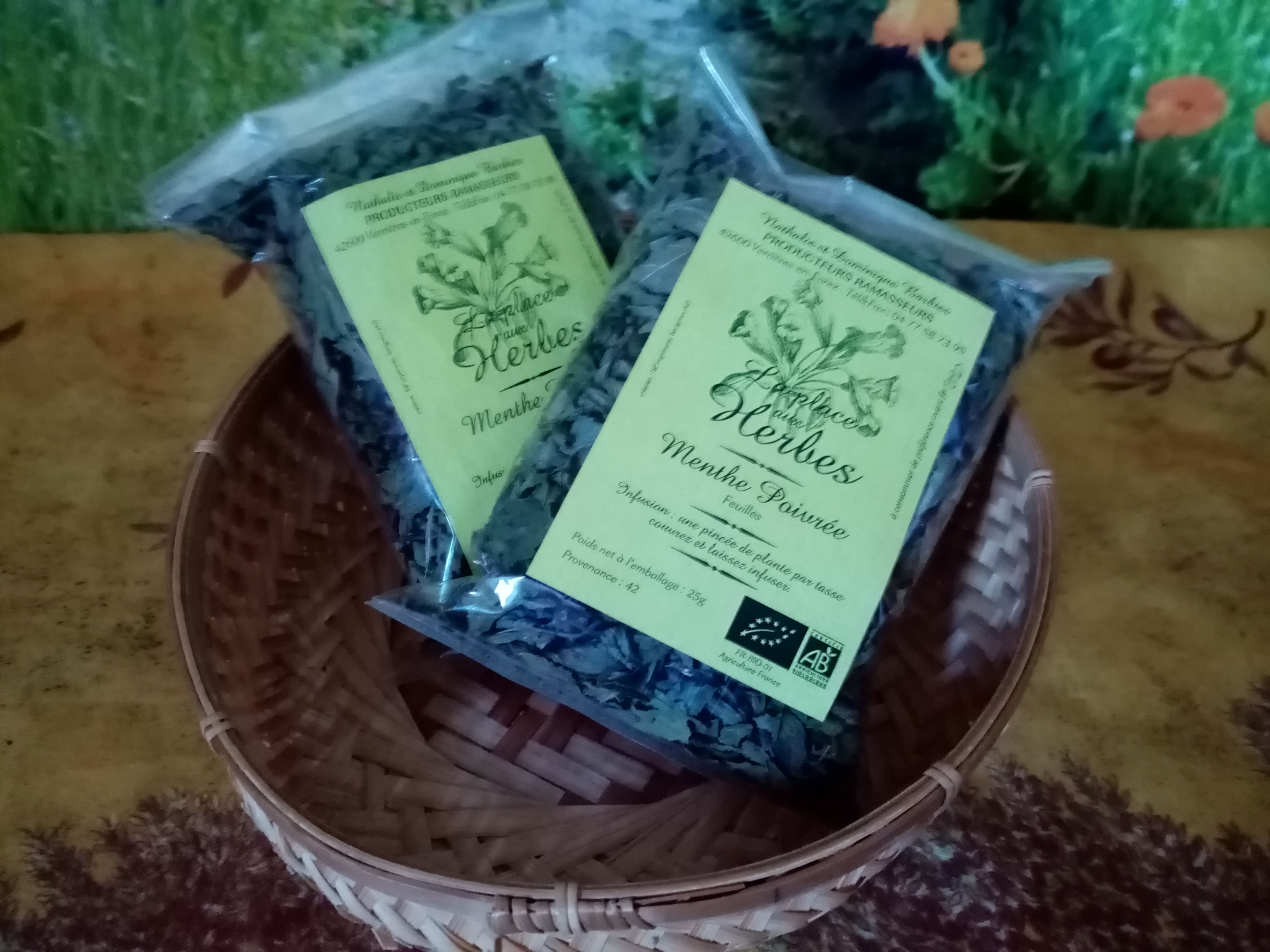 Menthe Poivrée feuilles : 25 g