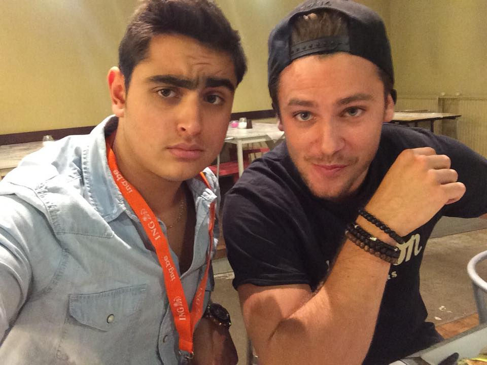 Raphy Rozz & son coach,Bastian Baker