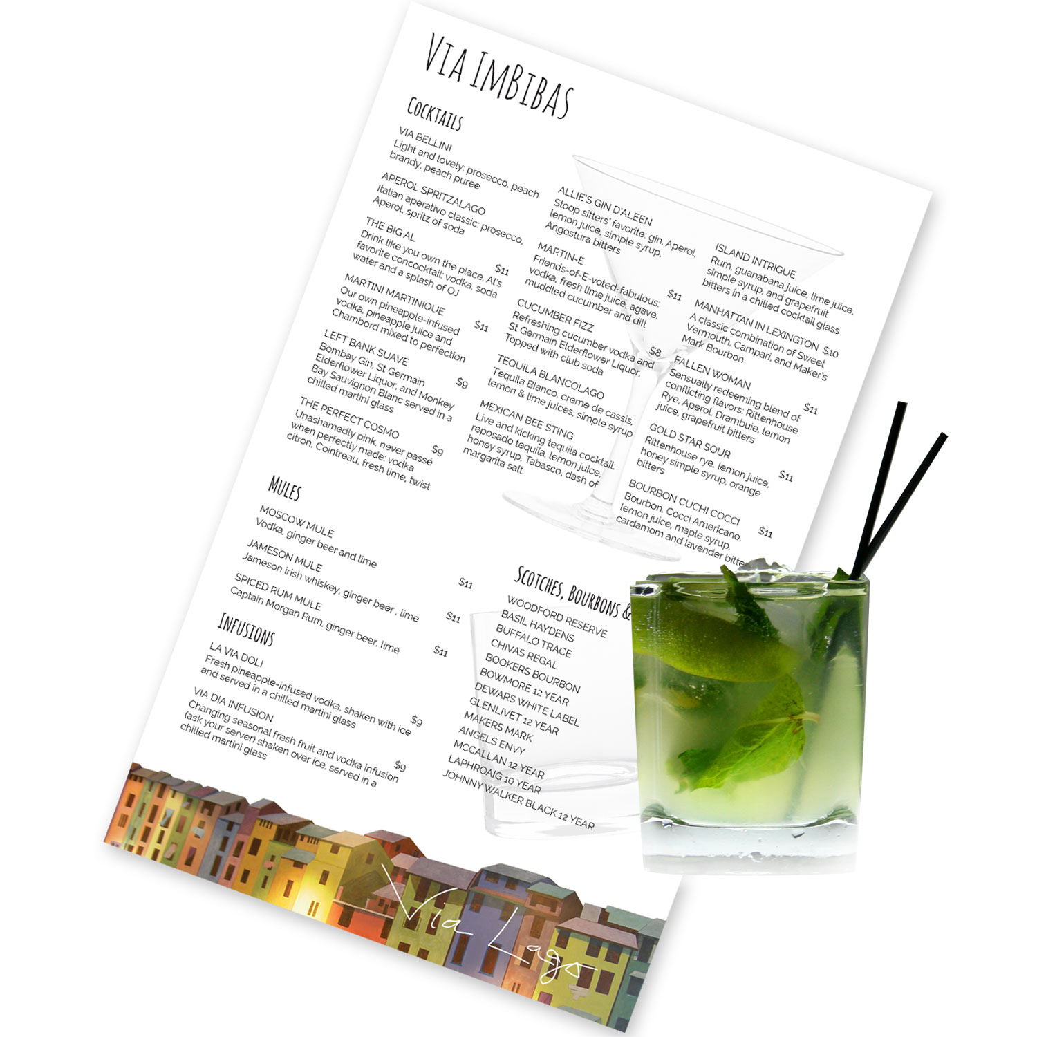 Menus & Cocktails