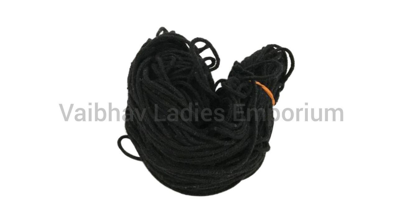 Black cotton thread