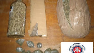 Droga é apreendida pela CIPE em Irecê.