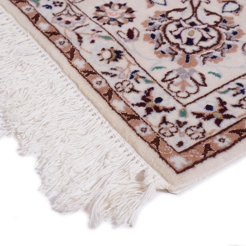 ペルシャ絨毯 189 x 293cm ナイン産 persian-rug-blue-59338-