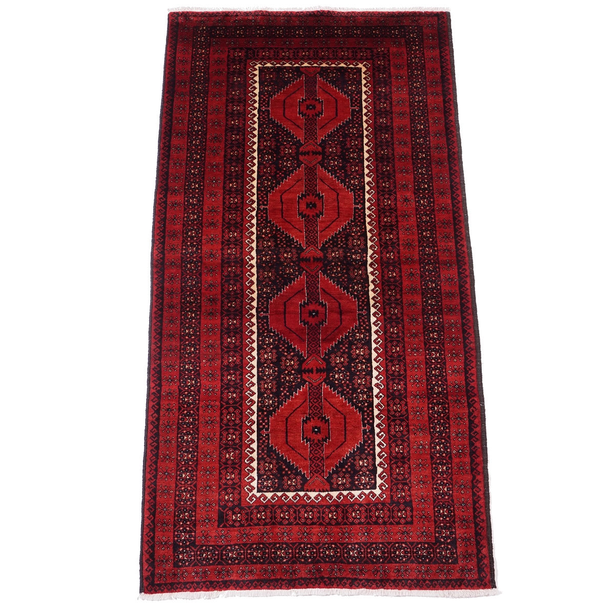 トライバルラグ バルーチ 194×103cm