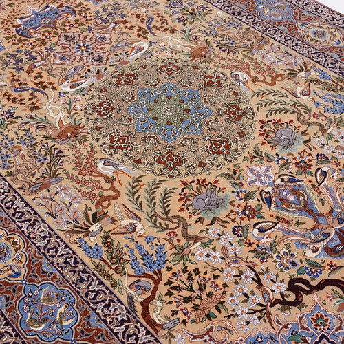 ペルシャ絨毯 イスファハン 241×153cm | rugsrang