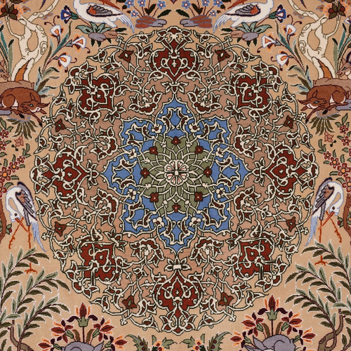ペルシャ絨毯 イスファハン 241×153cm | rugsrang