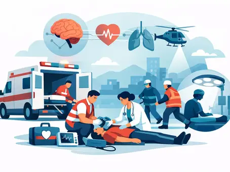Snabb hjälp vid trauma - vad händer först?