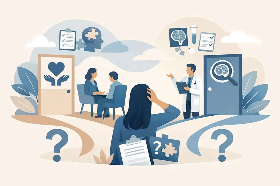 Måste man ha diagnos först för att få hjälp?