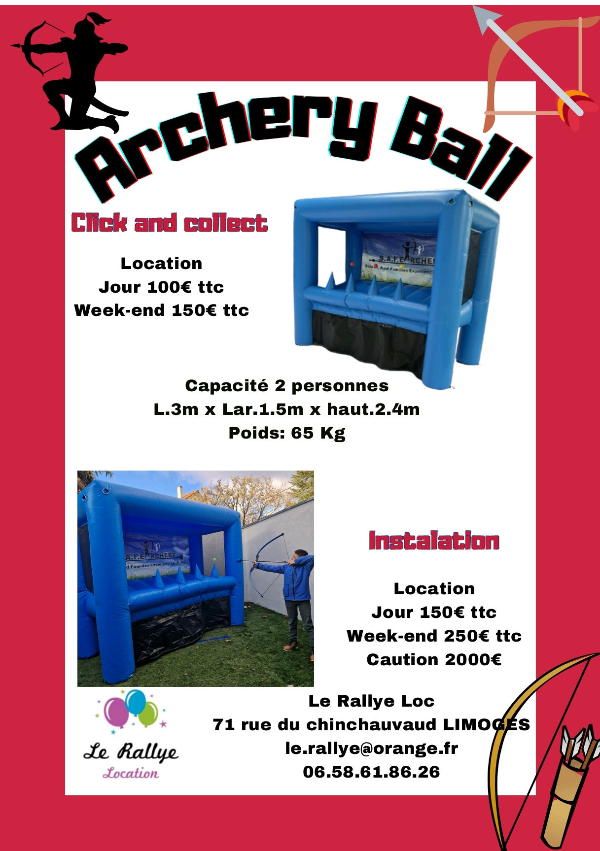 Archerie 1 jour click and collect 