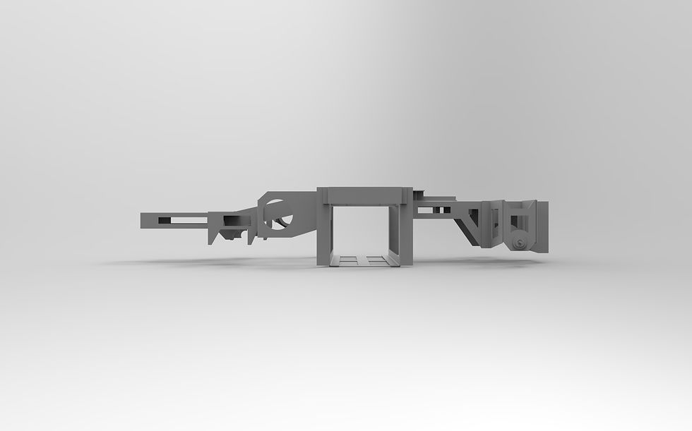 Sweeper Frame Side View