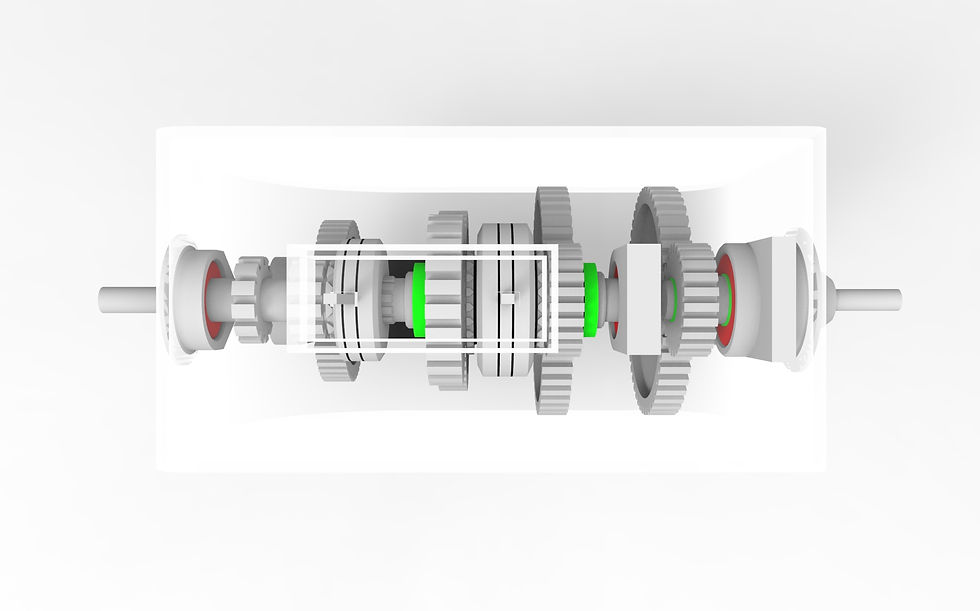 Transmission Top View (Inside Look)