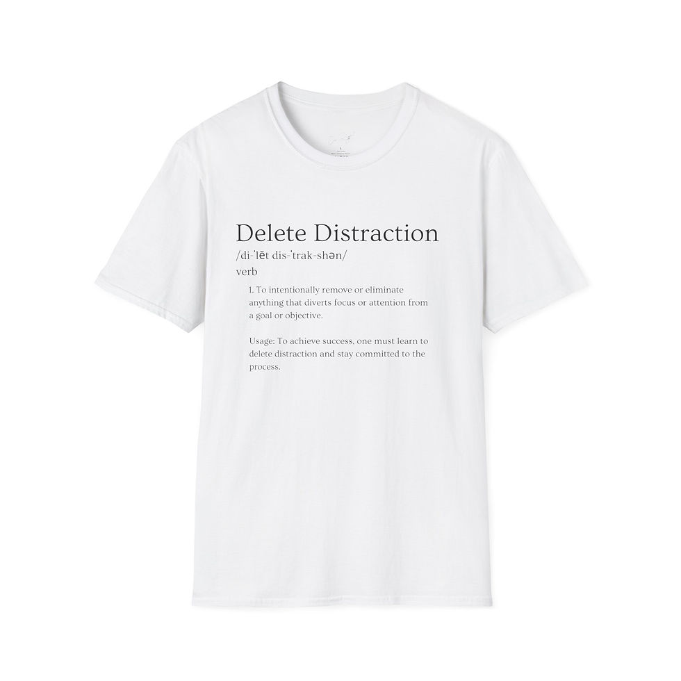 Thumbnail: Delete Distraction - DRBG T-Shirt