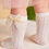 Thumbnail: Knee high bow decor socks 