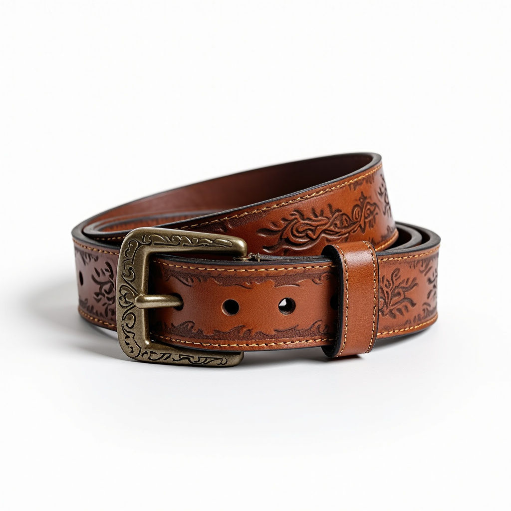 Western Tooled Belt
