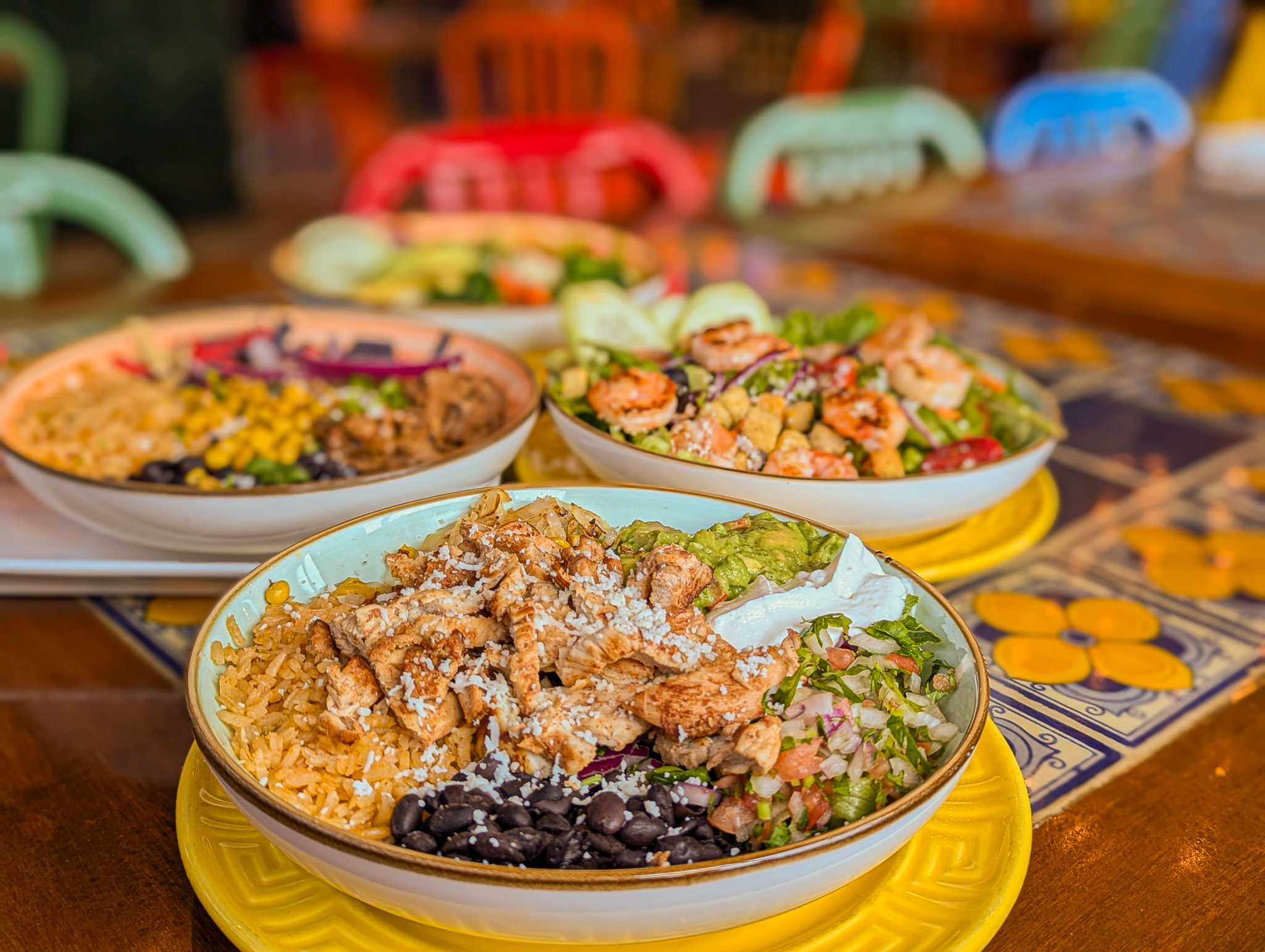 Arranged Food and Objects